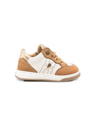Sneakers per bambina Elisabetta Franchi La Mia Bambina bianche con placca logo sul lato F1A9E06531321 A871 ElISABETTA FRANCHI KIDS 