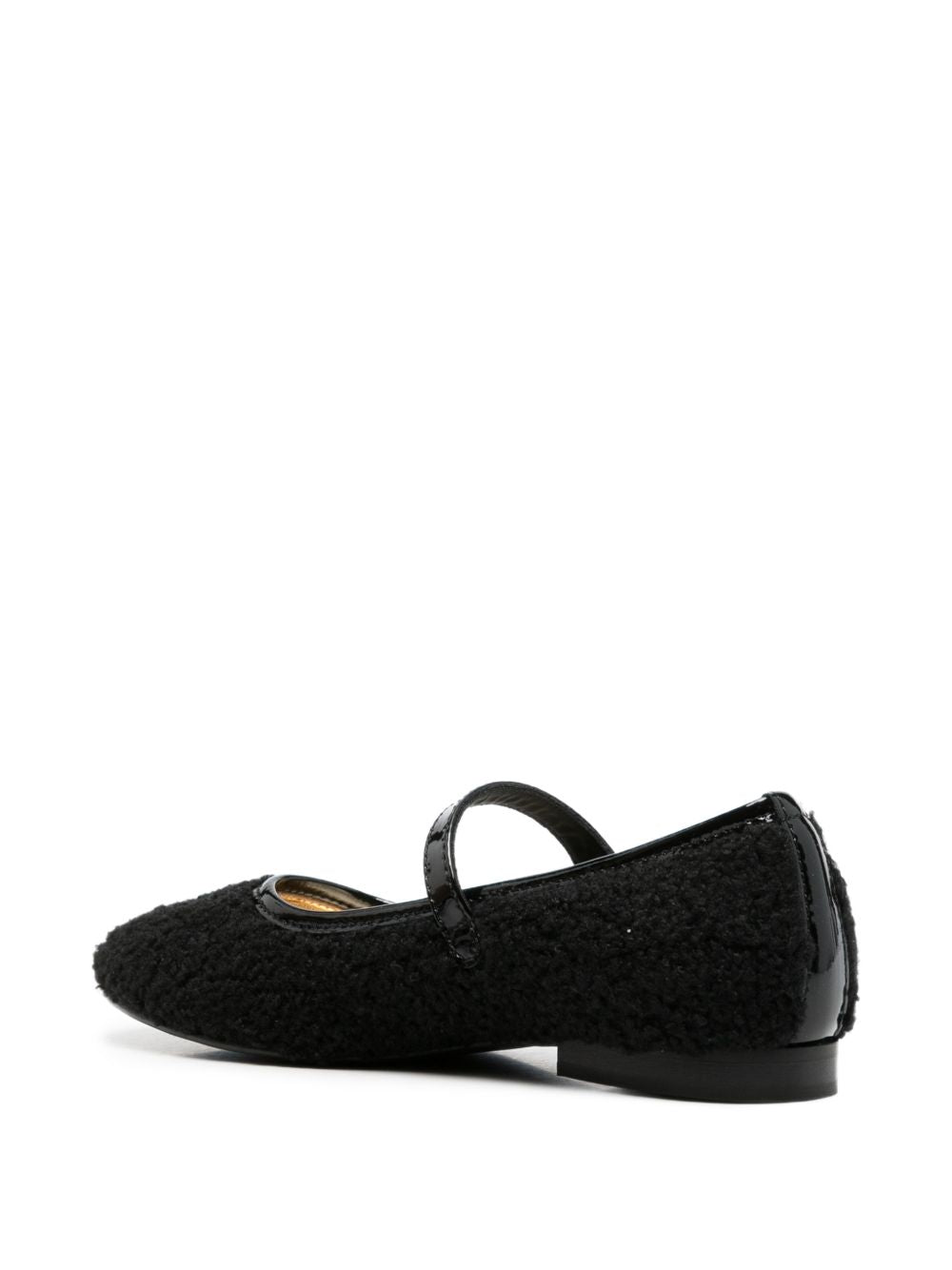 Ballerine per bambina Elisabetta Franchi La Mia Bambina nere con placca con logo F4A3E06271980 999 ElISABETTA FRANCHI KIDS 