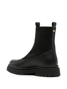 Stivali per bambina Elisabetta Franchi La Mia Bambina neri con design a inserti F4A5E07131316 999 ElISABETTA FRANCHI KIDS 