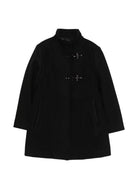 Cappotto per bambino Fay Kids nero con chiusura moschettone FZ2A10 E0259 930 FAY KIDS 