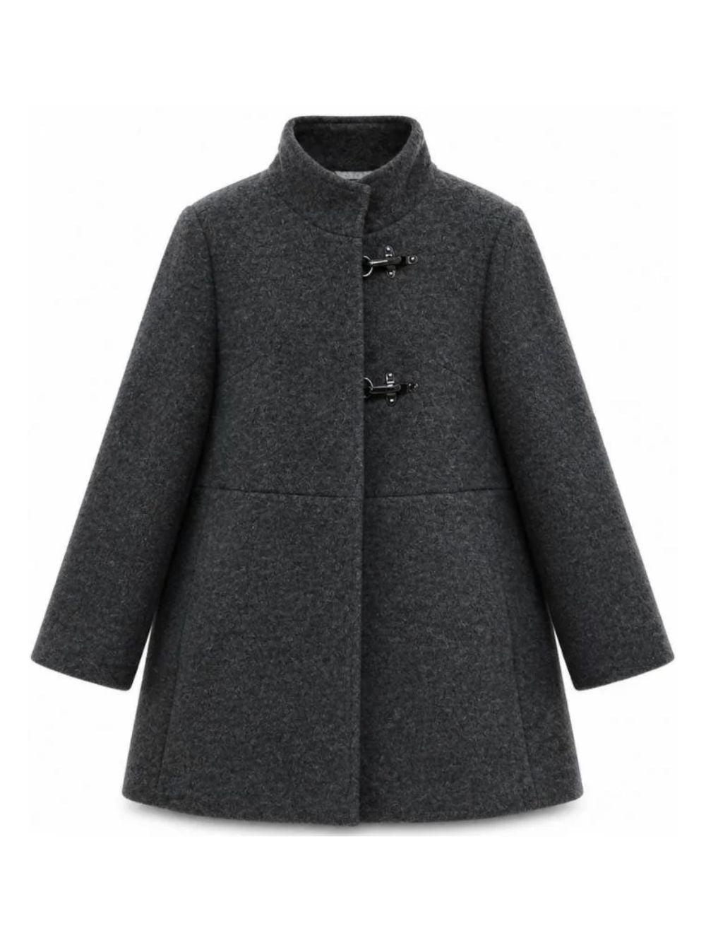 Cappotto per bambino Fay Kids grigio scuro con chiusura a moschettone FZ2A10 E0261 8A0 FAY KIDS 