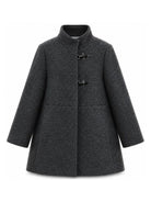 Cappotto per bambino Fay Kids grigio scuro con chiusura a moschettone FZ2A10 E0261 8A0 FAY KIDS 