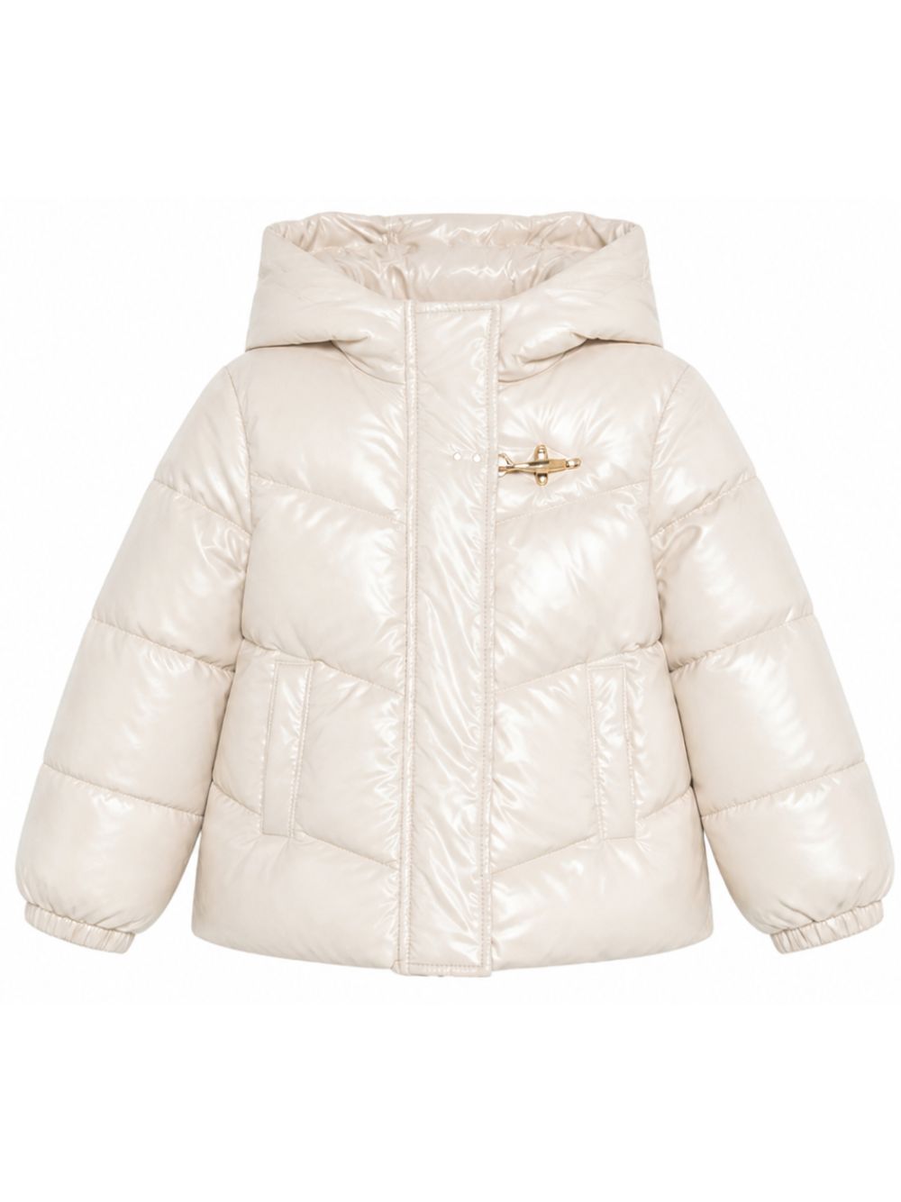 Giubbino per bambina Fay Kids bianco con design trapuntato FZ2B37 N0466 111 FAY KIDS 