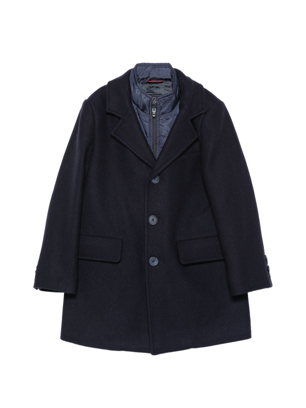 Cappotto per bambino Fay Kids blu con revers a lancia FZ2H10 E0259 621 FAY KIDS 