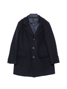 Cappotto per bambino Fay Kids blu con revers a lancia FZ2H10 E0259 621 FAY KIDS 