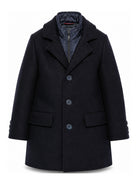 Cappotto per bambino Fay Kids blu con revers a lancia FZ2H10 E0259 621 FAY KIDS 