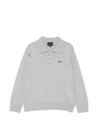 Maglione per bambino Fay Kids grigio con colletto stile polo FZ9H20 W0033 805 FAY KIDS 