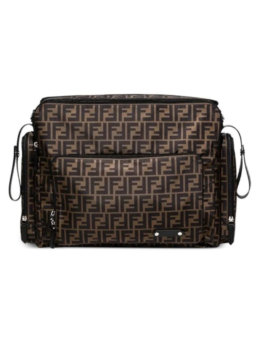 Borsa fasciatoio per neonati Fendi Kids marrone con monogramma FF 7VB013 ARDI F14TW FENDI KIDS 