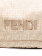 Borsa fasciatoio per neonati Fendi Kids beige con logo FF all-over 7VB020 ARDI F1734 FENDI KIDS 