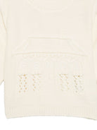 Maglione per neonati Fendi Kids bianco con dettagli traforati BFG108 AJ8Y F0WC4 FENDI KIDS 