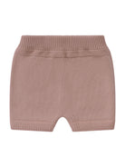 Shorts per neonati Fendi Kids beige con ricamo orsetto sul davanti BUG212 AVVZ F0QU5 FENDI KIDS 