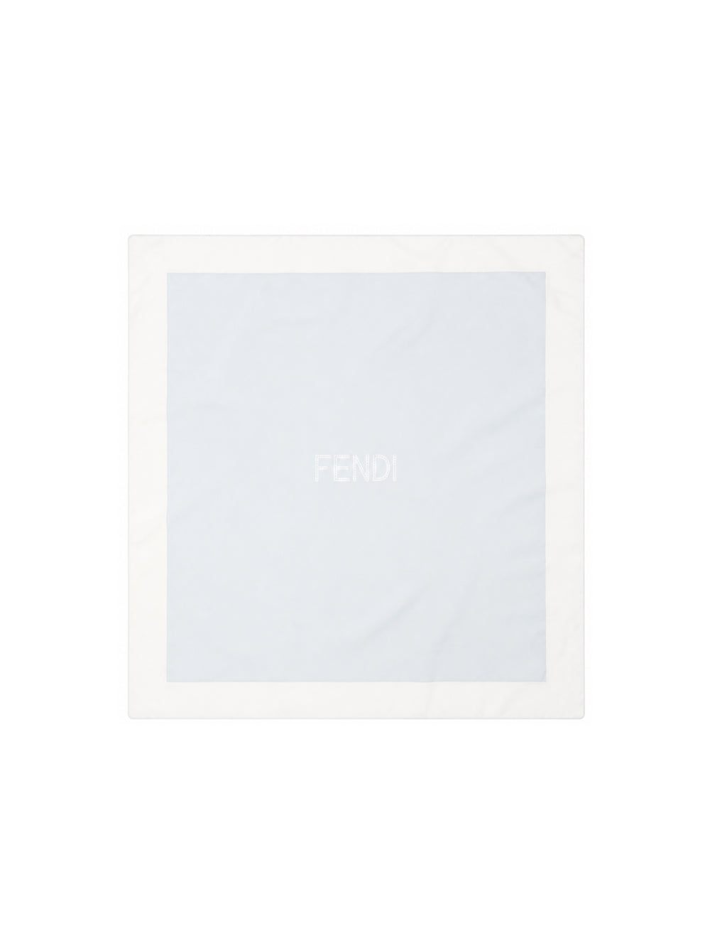 Coperta per neonato Fendi Kids azzurra  con logo sul davanti BUJ340 8RA F19J4 FENDI KIDS 