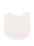 Set tutina cappellino e bavaglino per neonata Fendi Kids rosa con logo ricamato sul davanti BUK165 8RA F0C11 FENDI KIDS 