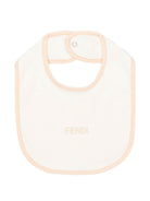 Set tutina, berretto e bavaglino per neonati Fendi Kids bianco con stampa orsetto BUK167 ST8 F0TU9 FENDI KIDS 