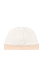Set tutina, berretto e bavaglino per neonati Fendi Kids bianco con stampa orsetto BUK167 ST8 F0TU9 FENDI KIDS 