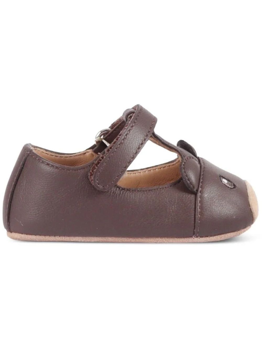 Sneakers per neonati Fendi Kids marroni con disegno Orso BUR574 XWK F1V9W FENDI KIDS 