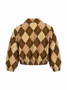 Giacca per bambini Fendi Kids beige con design a rombi JFA233 AY8U F1PNJ FENDI KIDS 