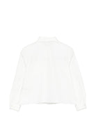 Camicia per bambina Fendi Kids bianca con taschino con ruches sul petto JFC157 AEXZ F0TU9 FENDI KIDS 