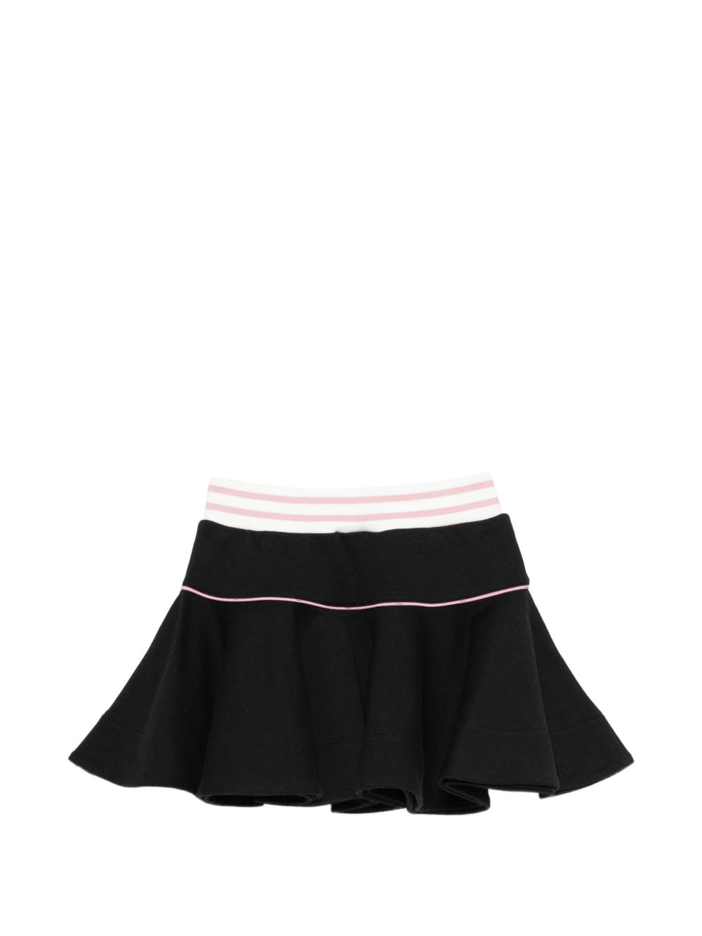 Gonna per bambina Fendi Kids nera con logo ricamato sul davanti JFE208 5V0 F0RWK FENDI KIDS 