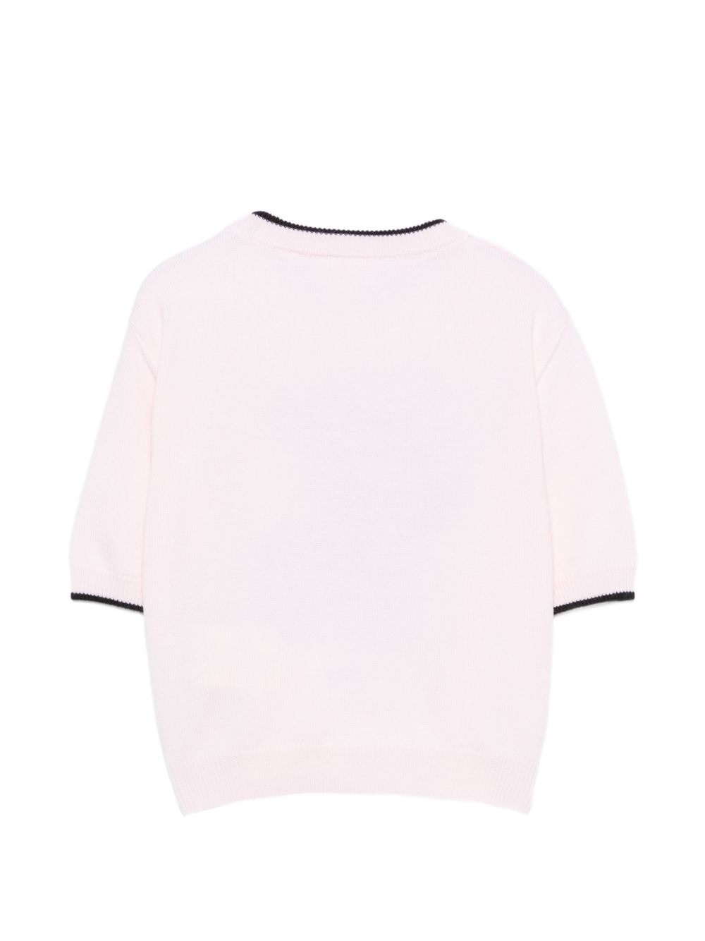 Maglione per bambina Fendi Kids rosa con ricamo cagnolino JFG263 AJ8W F1UL9 FENDI KIDS 