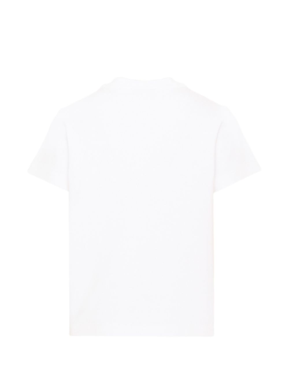 T-shirt per bambina Fendi Kids bianca con applicazione sul davanti JFI418 AVWL F0TU9 FENDI KIDS 