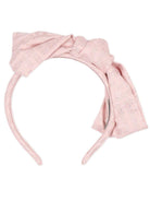 Cerchietto per capelli per bambina Fendi Kids rosa con fiocco JFP206 AWF9 F0QD1 FENDI KIDS 