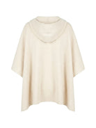 Poncho per bambina Fendi Kids beige con motivo con monogramma JFQ057 AO29 F0UQ1 FENDI KIDS 