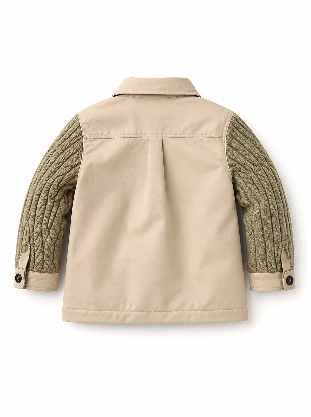 Giubbino per bambino Fendi Kids beige con trama intrecciata JMA359 AY8X F0QU5 FENDI KIDS 