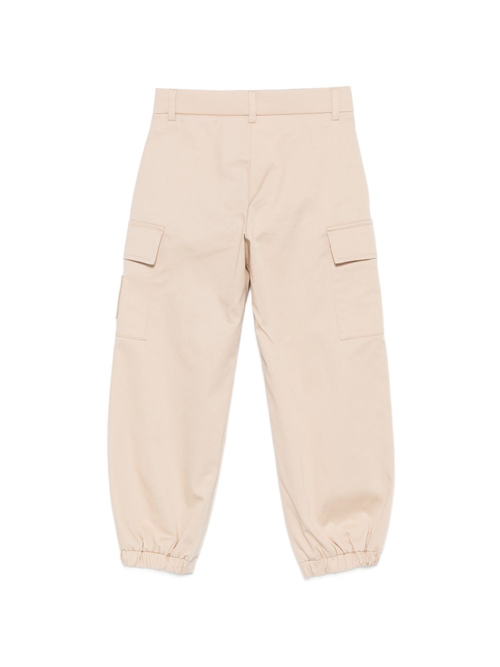 Pantaloni cargo per bambino Fendi Kids beige con patch con logo sul davanti JMF600 AS5Y F1P2N FENDI KIDS 