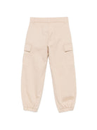 Pantaloni cargo per bambino Fendi Kids beige con patch con logo sul davanti JMF600 AS5Y F1P2N FENDI KIDS 