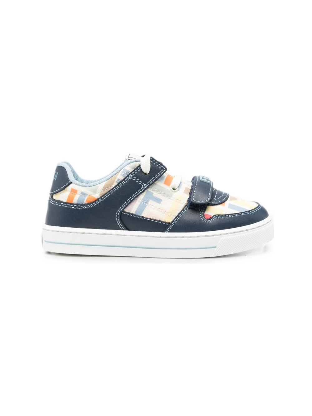 Sneakers per bambini Fendi Kids blu con inserti con motivo FF JMR475 AY2W F1XI8 FENDI KIDS 