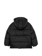 Giacca trapuntata per bambino Fendi Kids nera con logo FF JUA282 AJ8U F0GME FENDI KIDS 