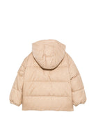 Giubbino per bambini Fendi Kids beige con logo FF jacquard all-over JUA282 AJ8U F1P2N FENDI KIDS 
