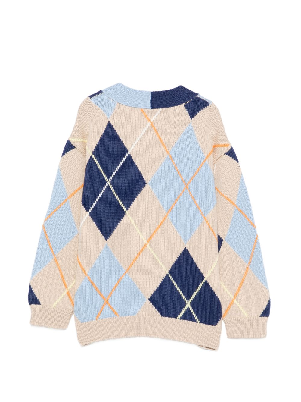 Maglione per bambino Fendi Kids multicolore con motivo argyle JUG223 AJ8X F1I11 FENDI KIDS 
