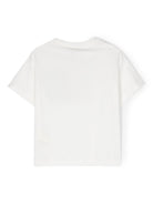 T-shirt per bambino Fendi Kids bianco latte a maniche corte JUI150 7AJ F0TU9 FENDI KIDS 