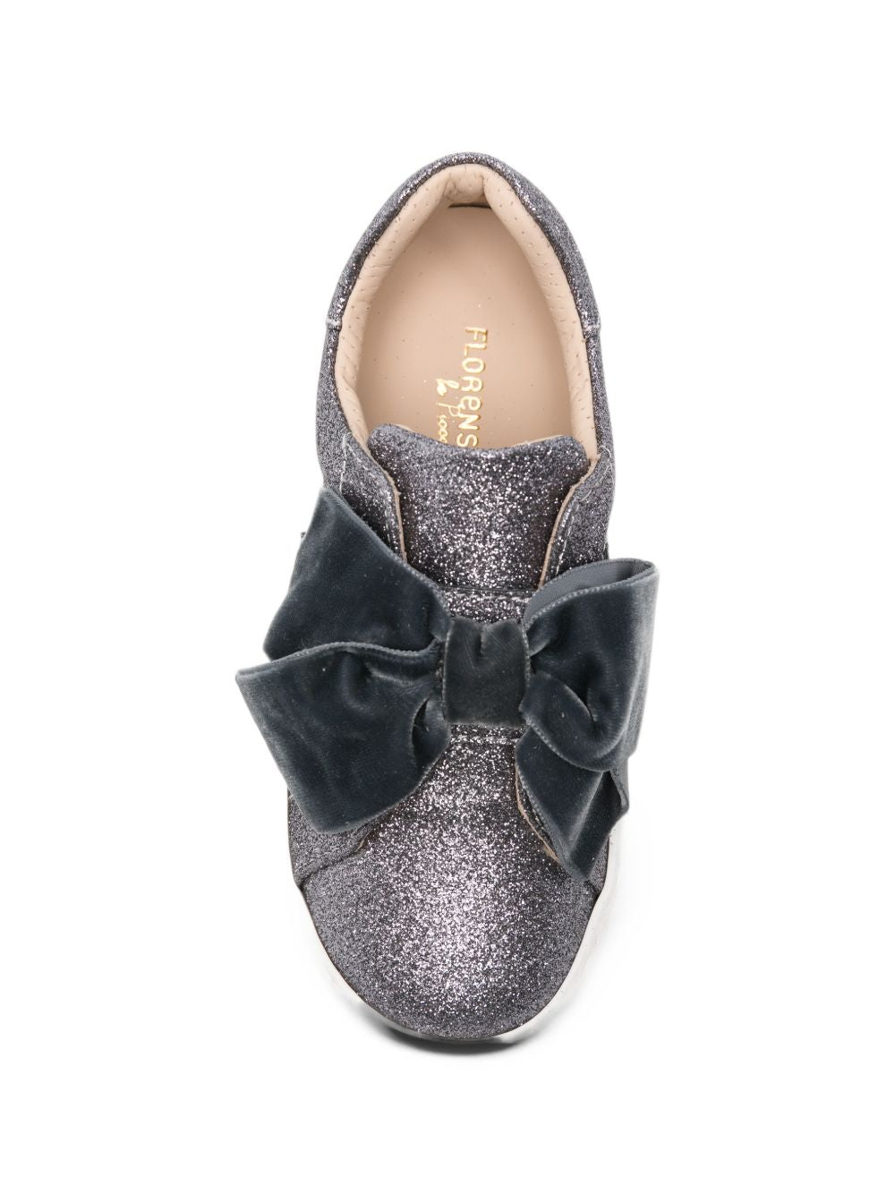 Sneakers per bambina Florens Kids grigie con dettaglio fiocco in velluto E1910 24T GRIGIO FLORENS KIDS 