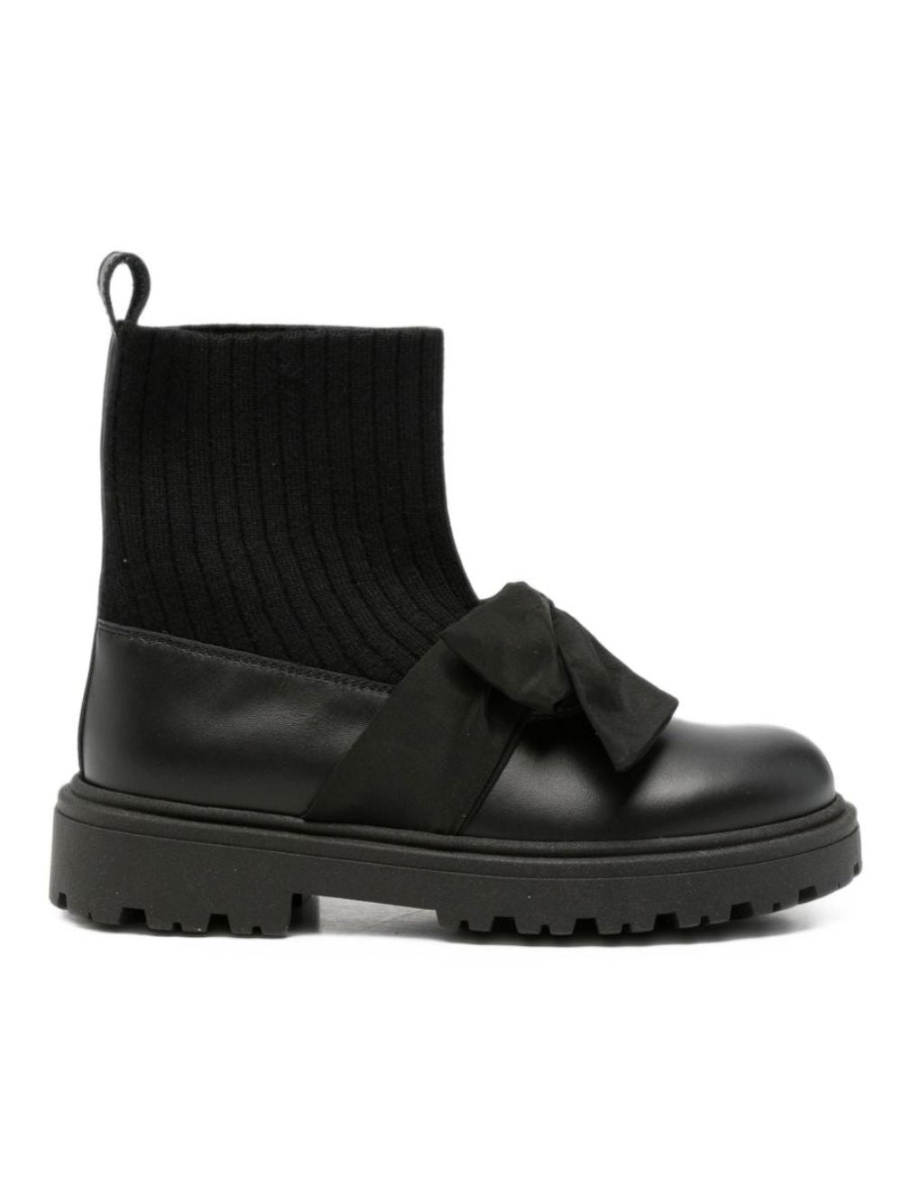 Stivali per bambina Florens Kids neri con fiocco sul davanti F2736 2/2 NERO FLORENS KIDS 