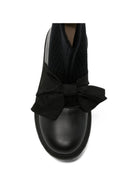 Stivali per bambina Florens Kids neri con fiocco sul davanti F2736 2/2 NERO FLORENS KIDS 
