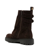 Stivali per bambina Florens Kids marrone scuro con pelle scamosciata F2740 16H T.MORO FLORENS KIDS 
