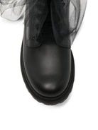 Stivali per bambina Florens Kids nera in pelle con dettaglio fiocco in tulle F2971 CAM NERO FLORENS KIDS 