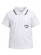 Polo per bambino Givenchy Kids bianca a maniche corte con logo H31278 10P GIVENCHY KIDS 