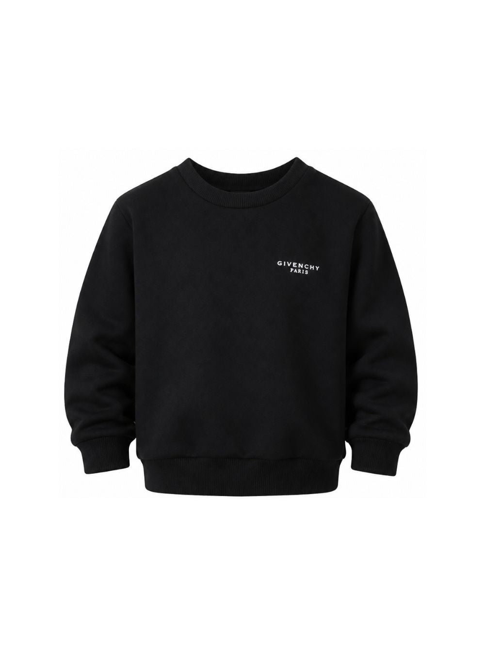 Felpa per bambino Givenchy Kids nera con stampa logo sul petto H31282 09B GIVENCHY KIDS 
