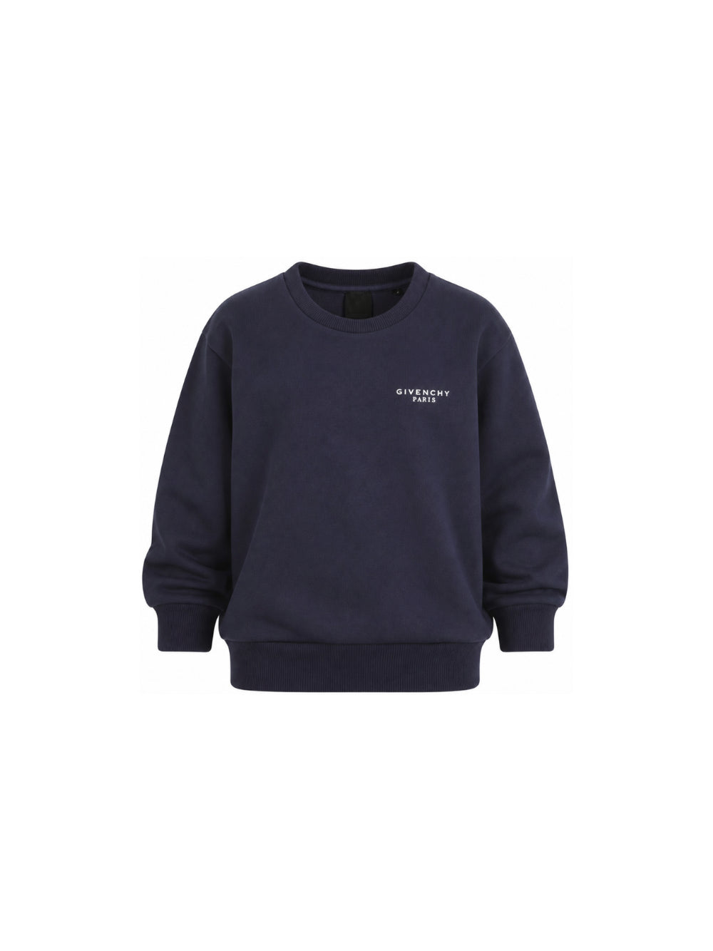 Felpa per bambino Givenchy Kids blu con dettaglio logo H31282 853 GIVENCHY KIDS 