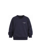 Felpa per bambino Givenchy Kids blu con dettaglio logo H31282 853 GIVENCHY KIDS 