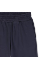 Pantaloni per bambino Givenchy Kids blu con logo sul retro H31284 853 GIVENCHY KIDS 