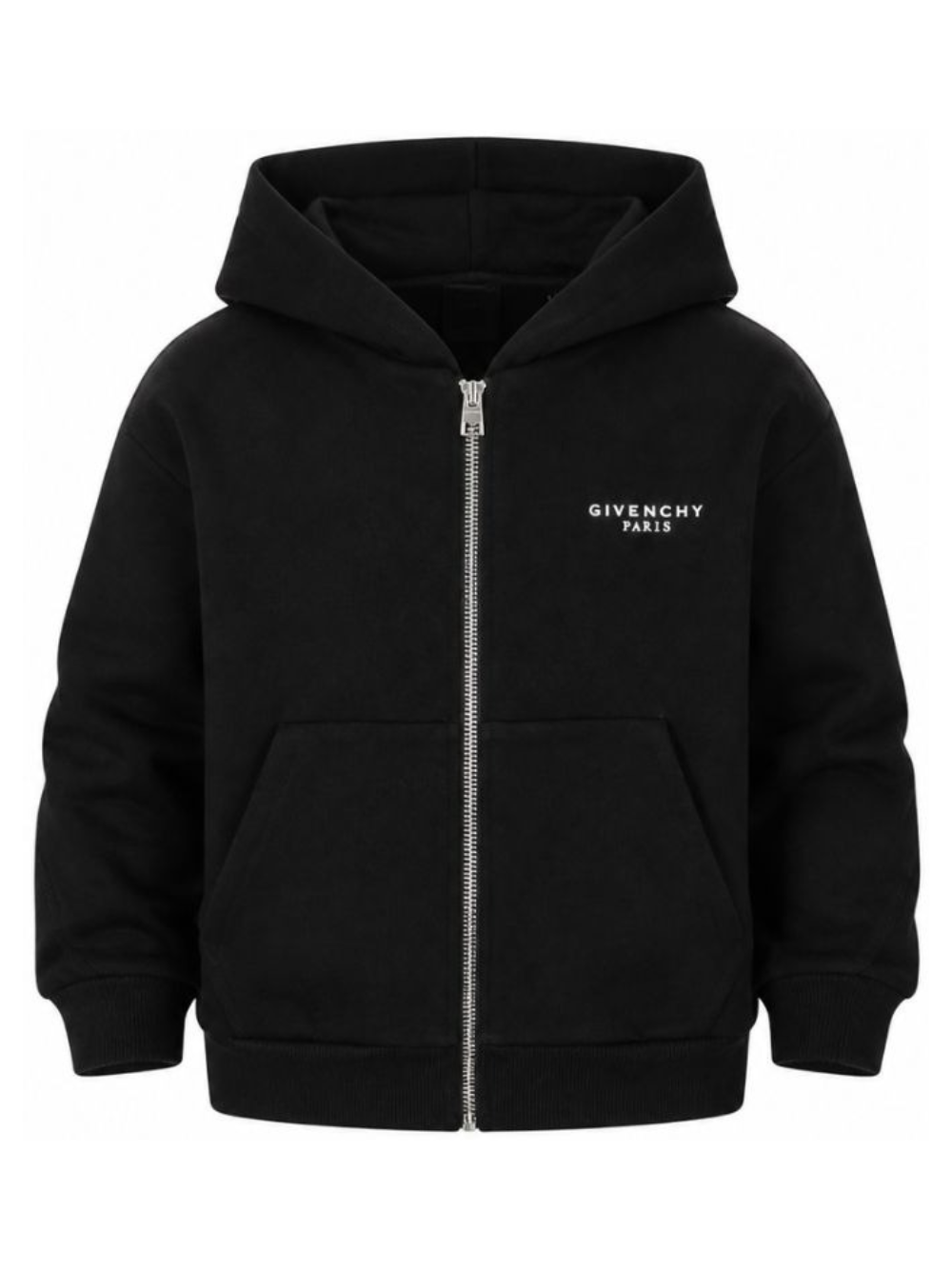 Felpa per bambino Givenchy Kids nera con stampa logo sul davanti H31285 09B GIVENCHY KIDS 