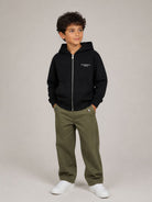 Felpa per bambino Givenchy Kids nera con stampa logo sul davanti H31285 09B GIVENCHY KIDS 