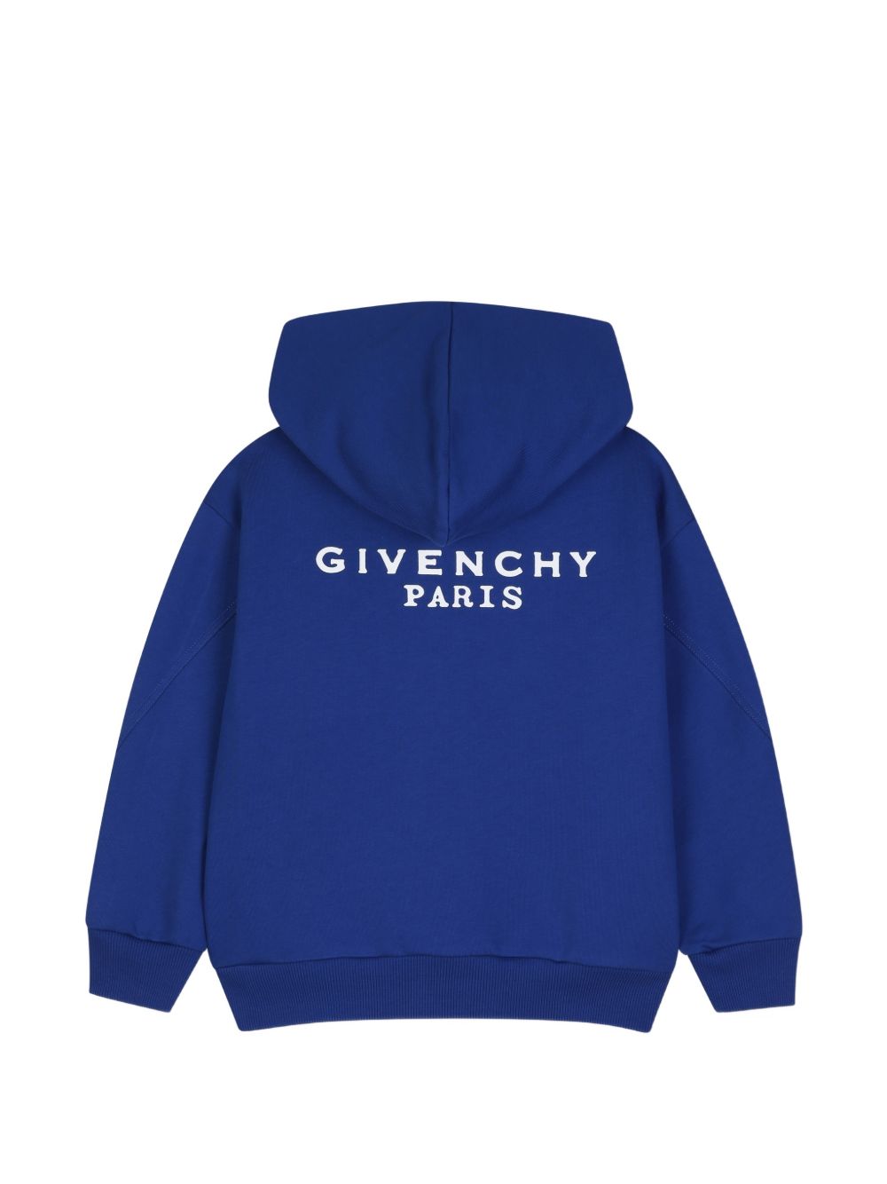 Felpa per bambino Givenchy Kids blu con sta,mpa logo sul davanti H31285 865 GIVENCHY KIDS 