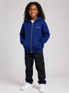 Felpa per bambino Givenchy Kids blu con sta,mpa logo sul davanti H31285 865 GIVENCHY KIDS 