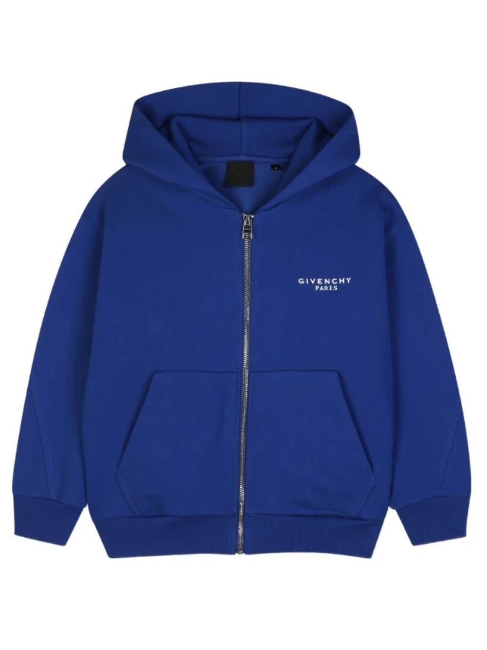 Felpa per bambino Givenchy Kids blu con sta,mpa logo sul davanti H31285 865 GIVENCHY KIDS 